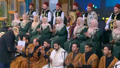 برنامج معكم مني الشاذلي حلقة فرقة سماع للإنشاد الديني HD